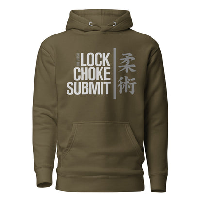 Jiu Jitsu Lock Choke Submit Unisex Hoodie - Qonan Fightwear