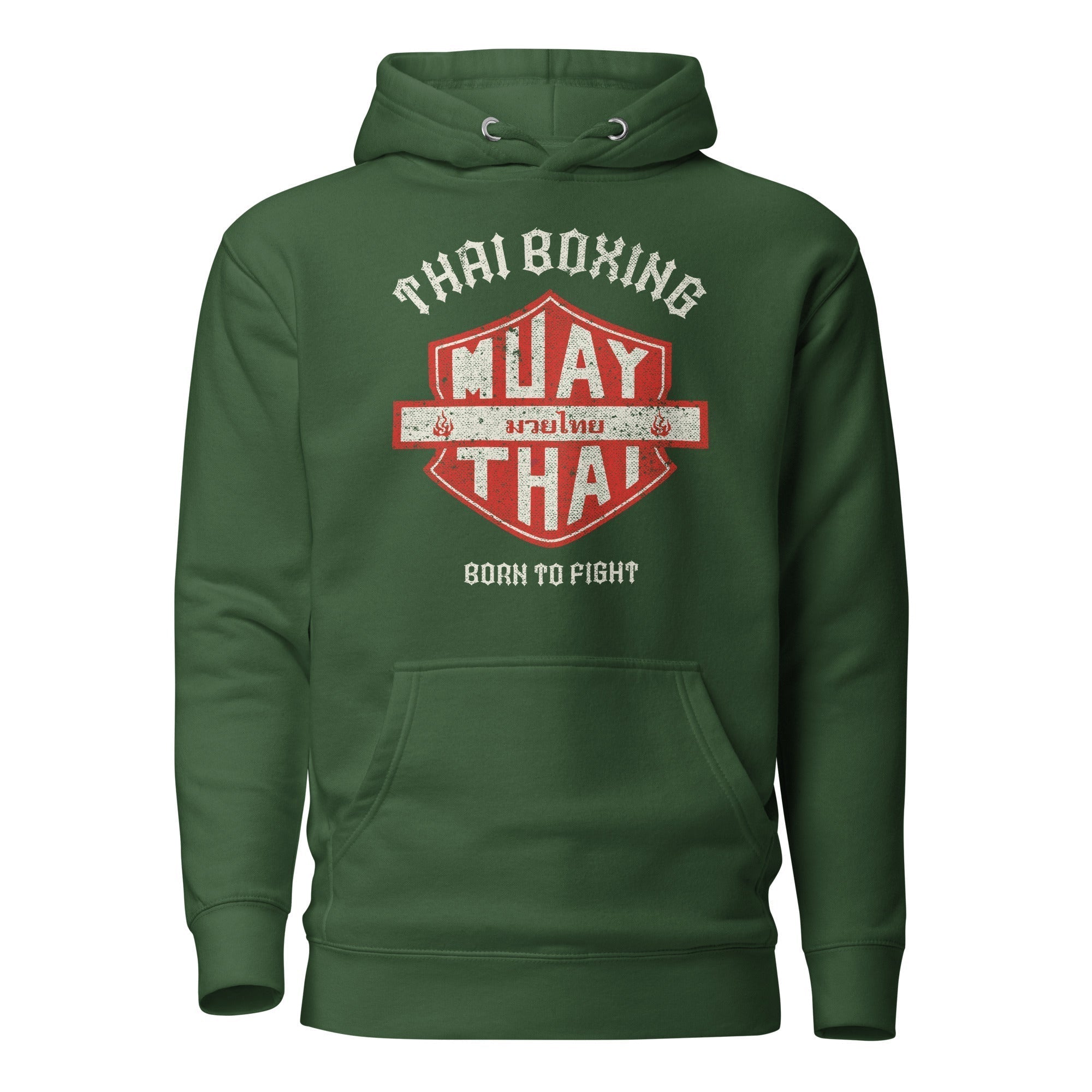 Muay Thay Hoodie Born To Fight QONAN MMA