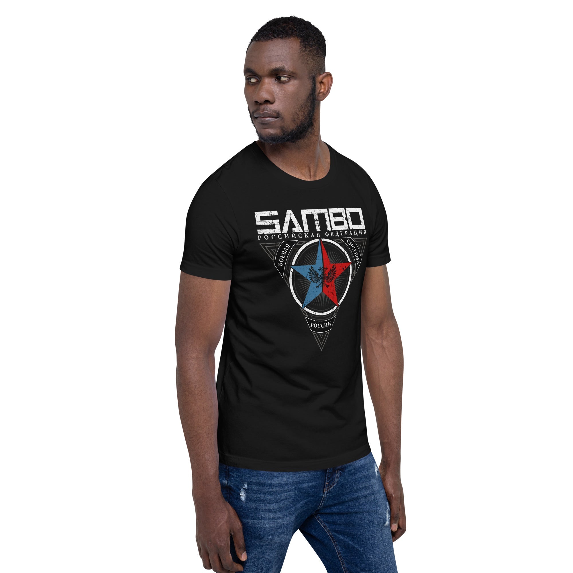 Sambo Russian Wrestling Unisex t-shirt mod.02
