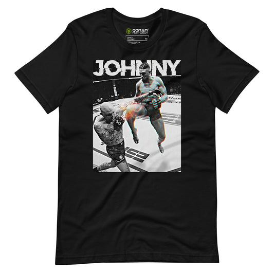 Johnny Walker Flying Knee UFC t-shirt Regular Fit - Qonan Fightwear