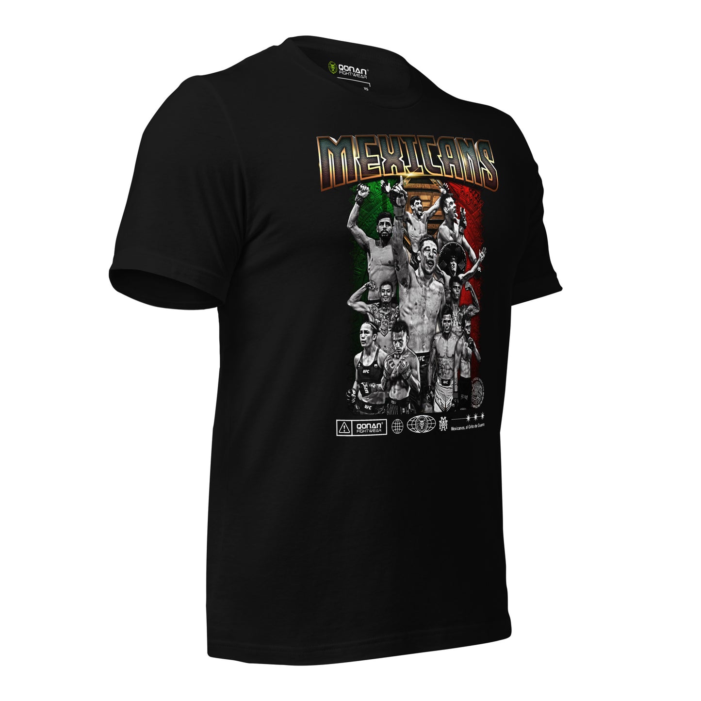 UFC Mexico 2024 T-shirt [BLACK] Ready For War - LIMITED EDITION - Qonan Fightwear