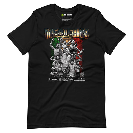 UFC Mexico 2024 T-shirt [BLACK] Ready For War - LIMITED EDITION - Qonan Fightwear